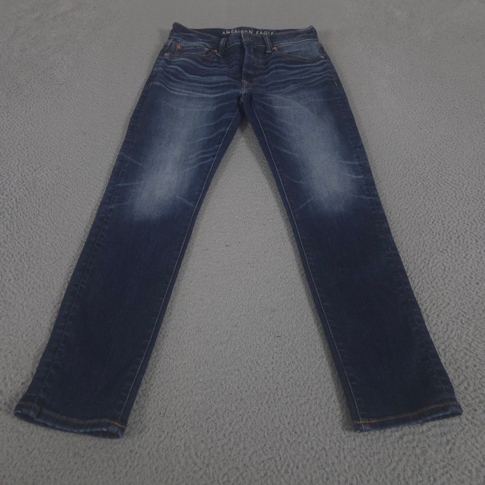 American Eagle Jeans Mens 28x30 Blue Slim Airflex+ Temp Tech Stretch Denim Pants